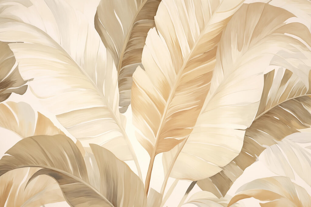 Foglie color crema — design completo