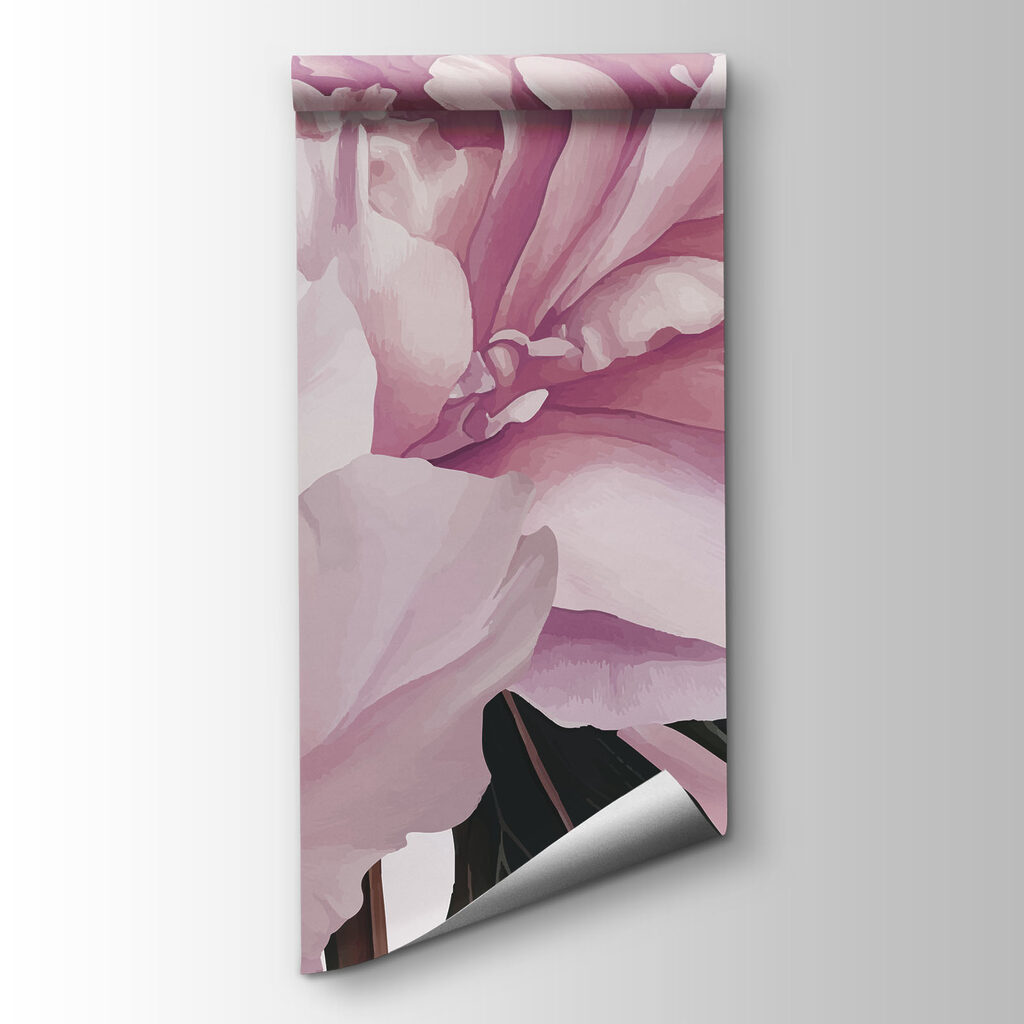 Peonie viola sul fogliame — vista del prodotto