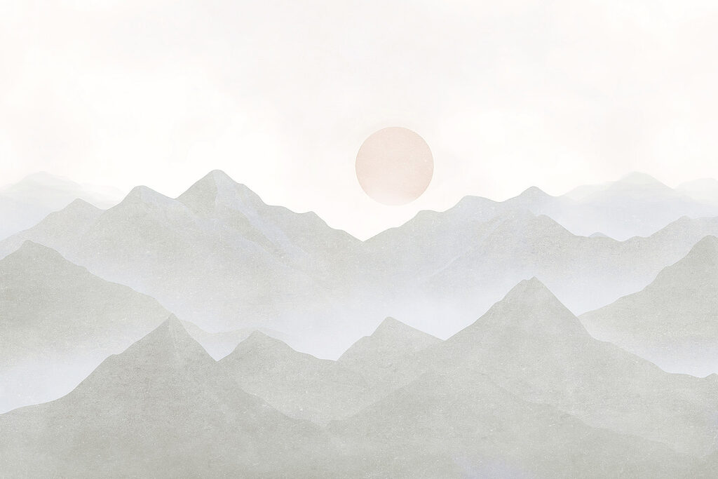 Luna rosa sulle creste — design completo