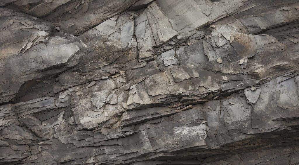 Strati di roccia grigia — design completo