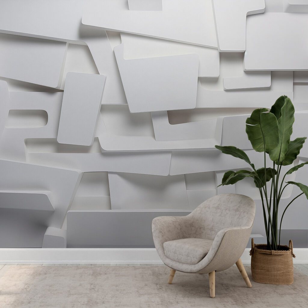 Blocchi bianchi con ombre — ambiente 2