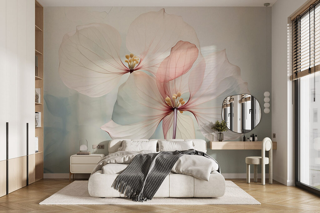 Fiori in luce pastello — ambiente 1