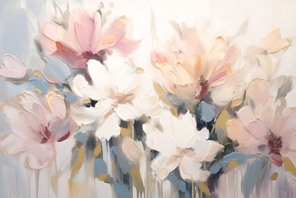 Fiori in tocchi sciolti — design completo