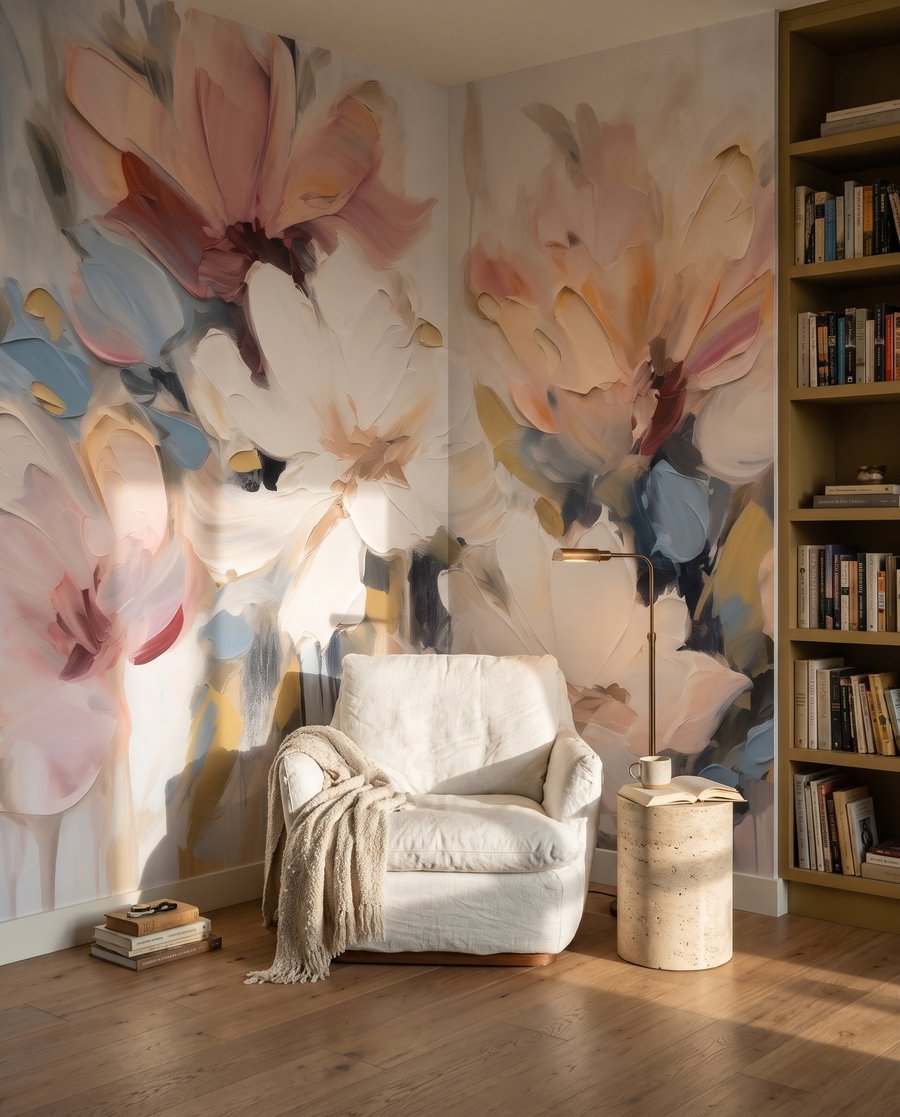 Fiori in tocchi sciolti in un ambiente