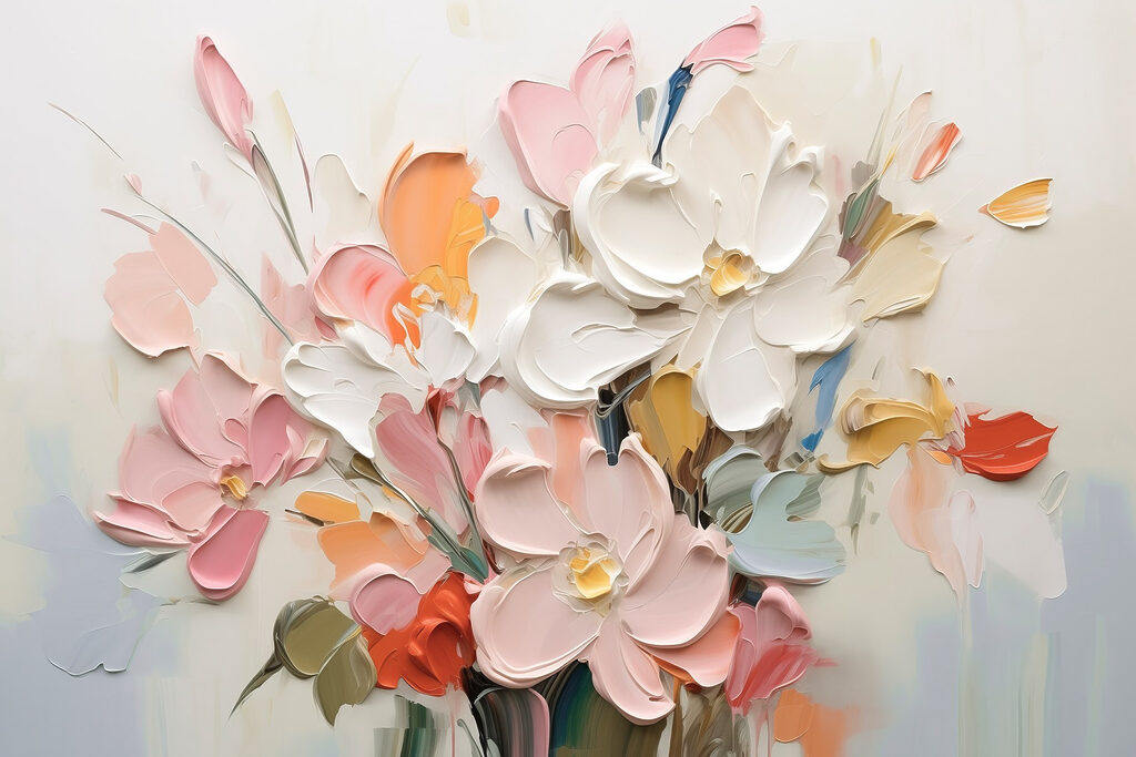 Bouquet in rilievo — design completo