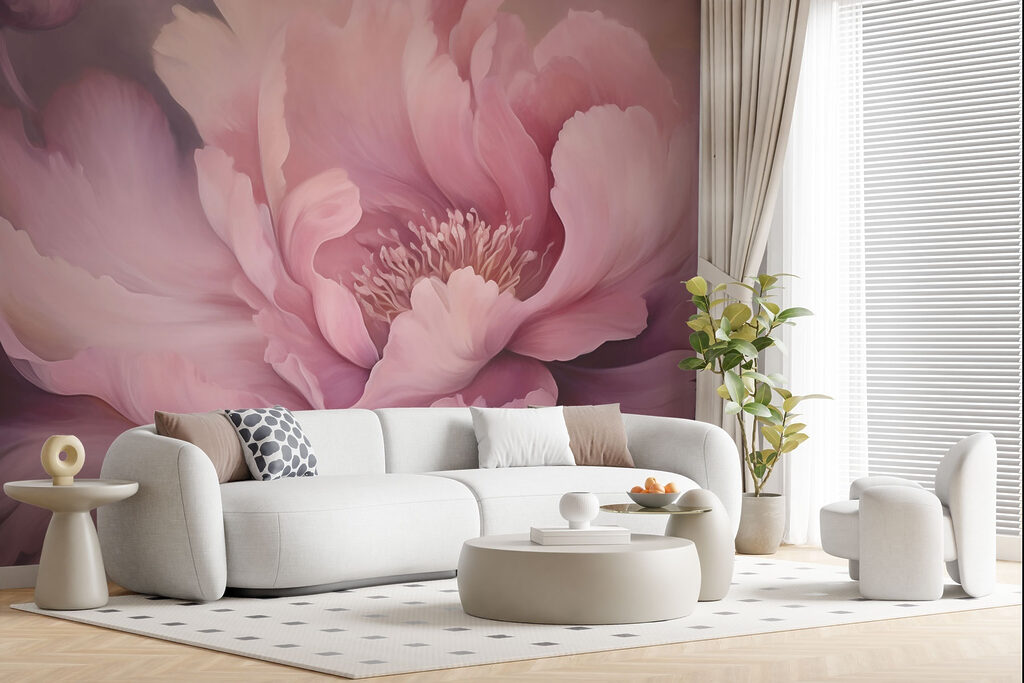 Peonia rosa nell’ombra — ambiente 3