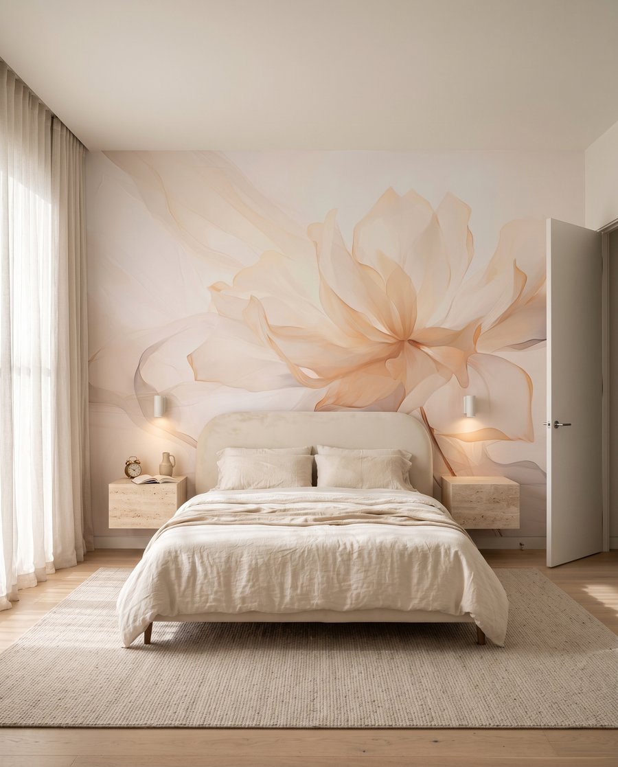 Fiore dai petali velati in un ambiente