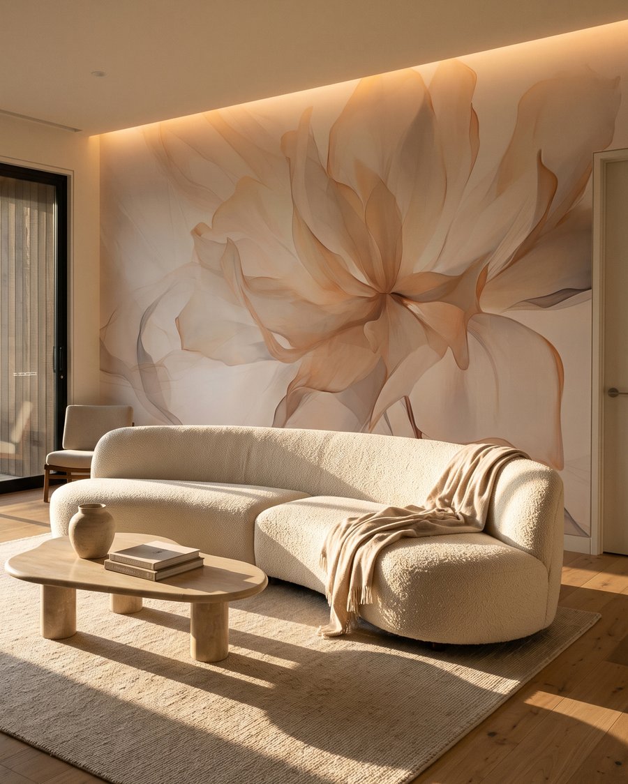 Fiore dai petali velati — ambiente 3