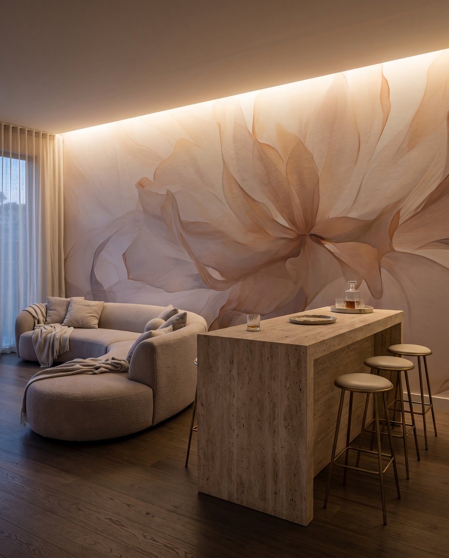 Fiore dai petali velati — ambiente 4