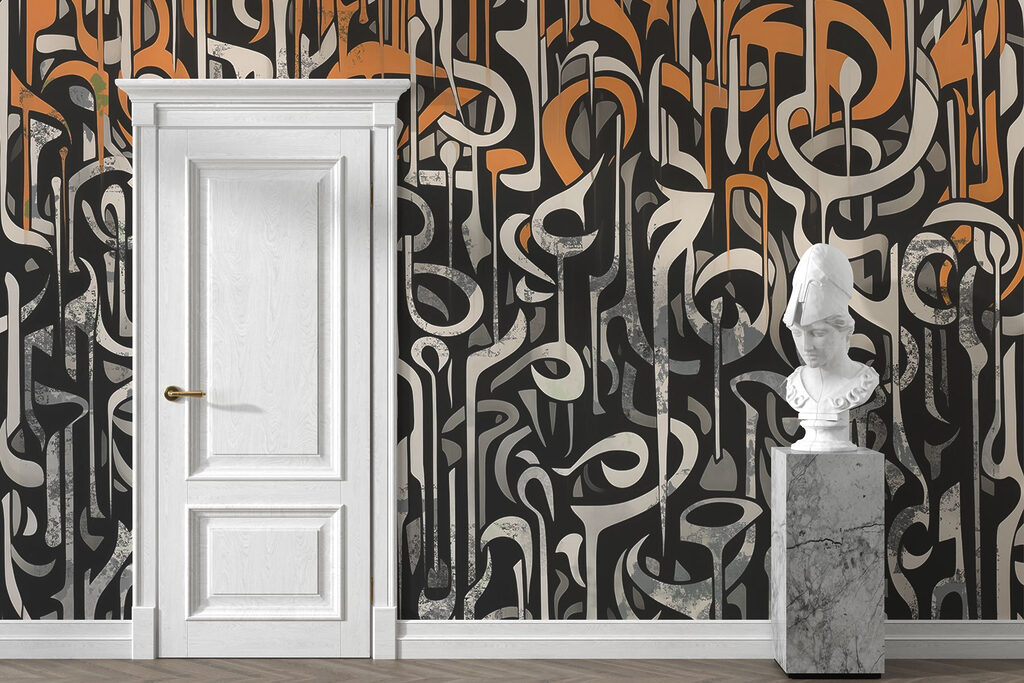 Segni curvi in strisce — ambiente 3