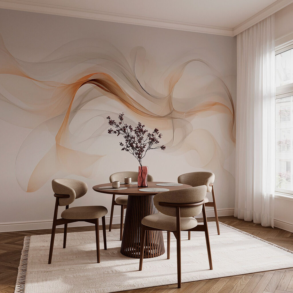 Veli sottili color ocra — ambiente 3