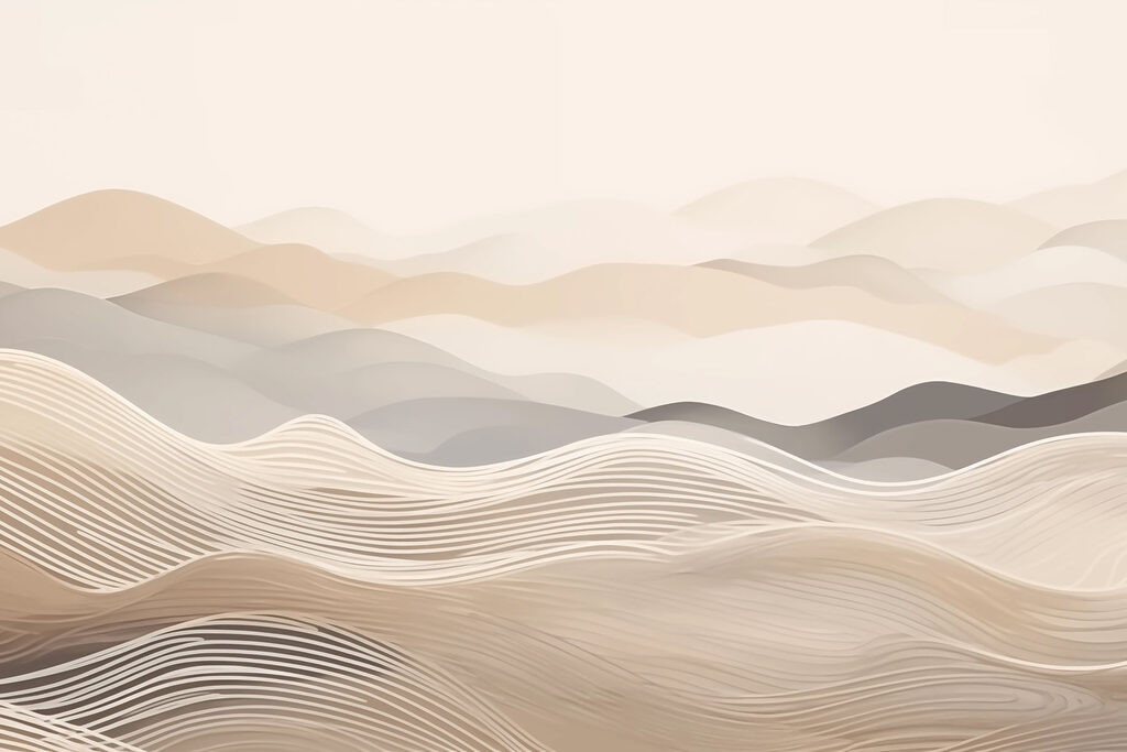Colline e onde sottili — design completo