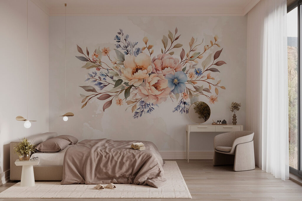 Piccolo bouquet su crema — ambiente 1
