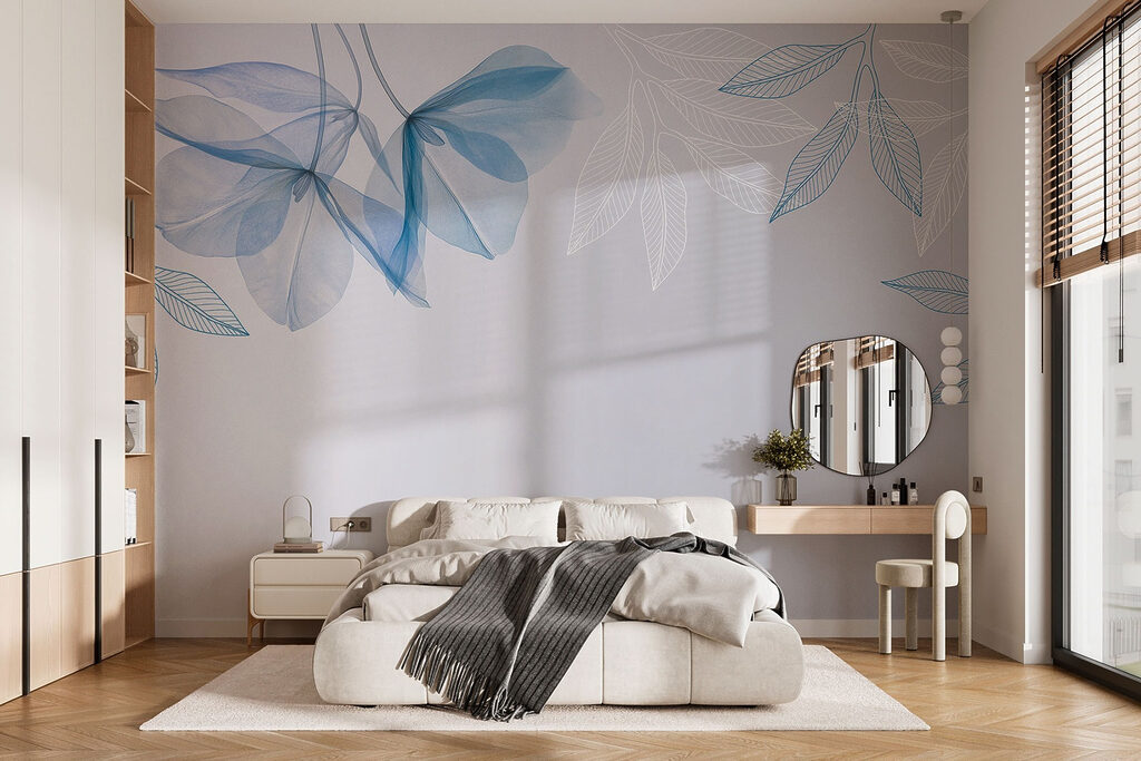 Foglie trasparenti in alto — ambiente 2