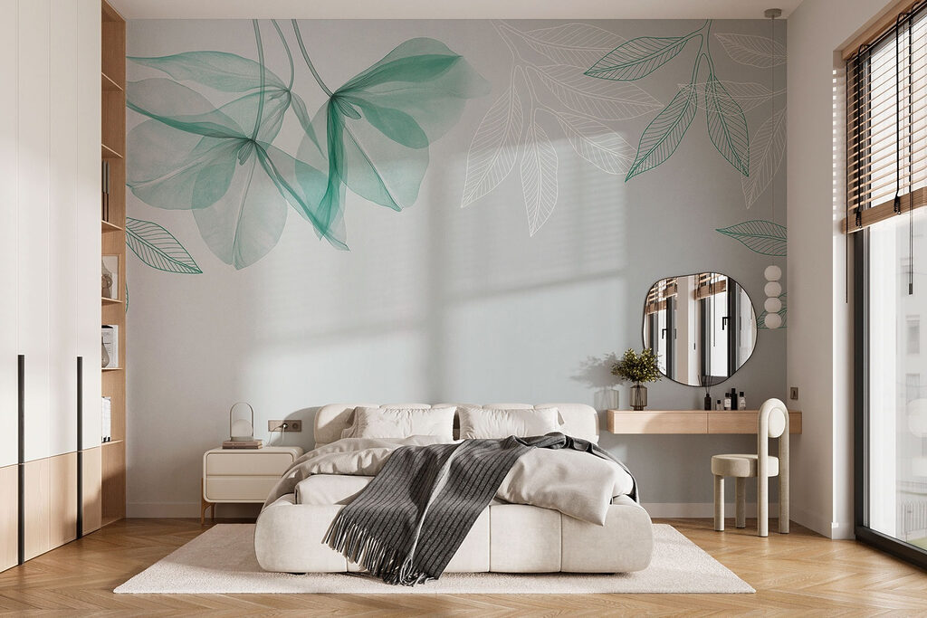 Foglie trasparenti in alto — ambiente 2