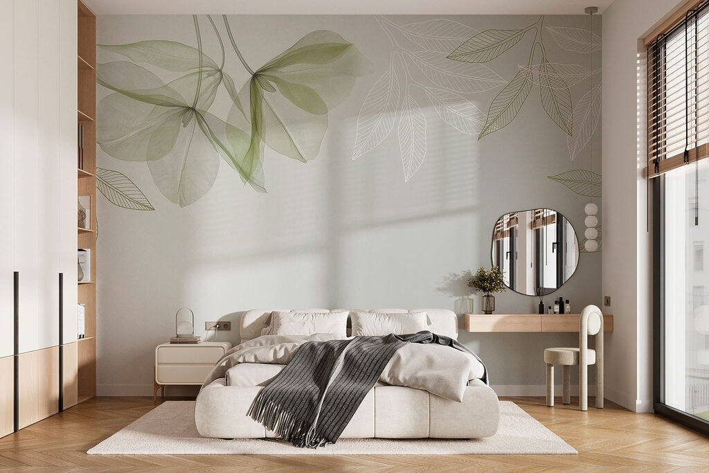Foglie trasparenti in alto — ambiente 2