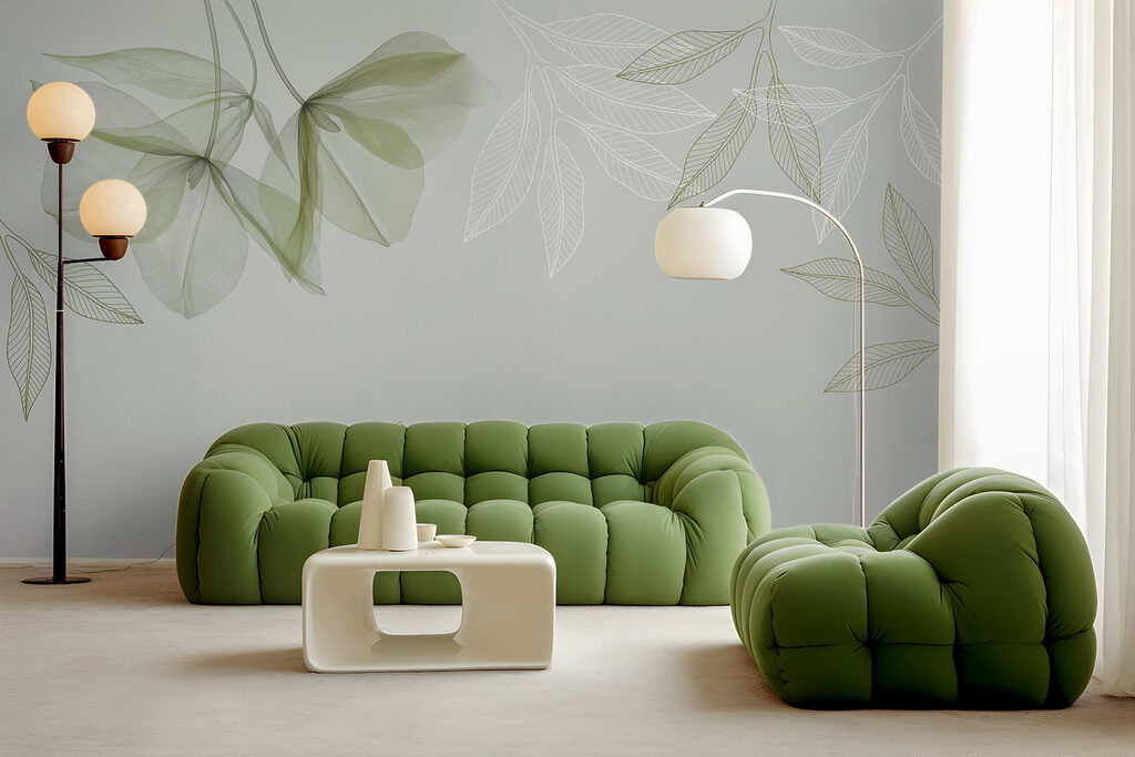 Foglie trasparenti in alto — ambiente 4