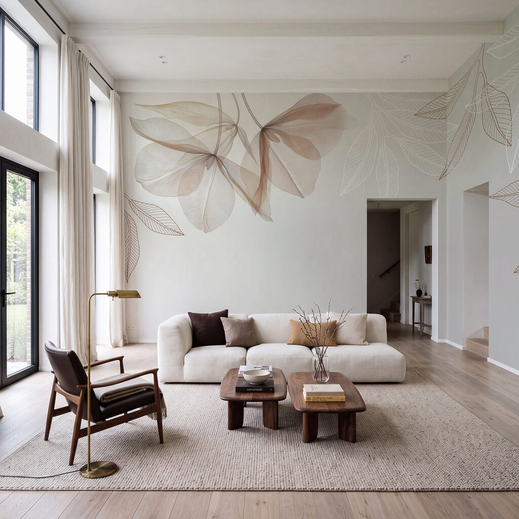 Foglie trasparenti in alto — ambiente 2