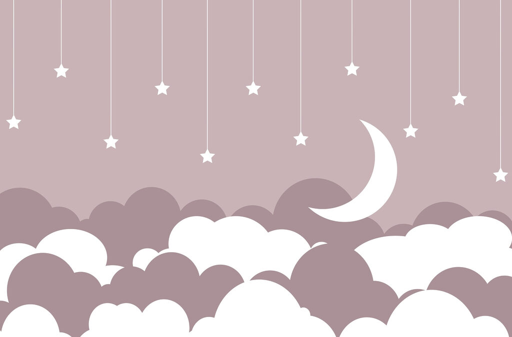 Luna tra stelle sospese — design completo