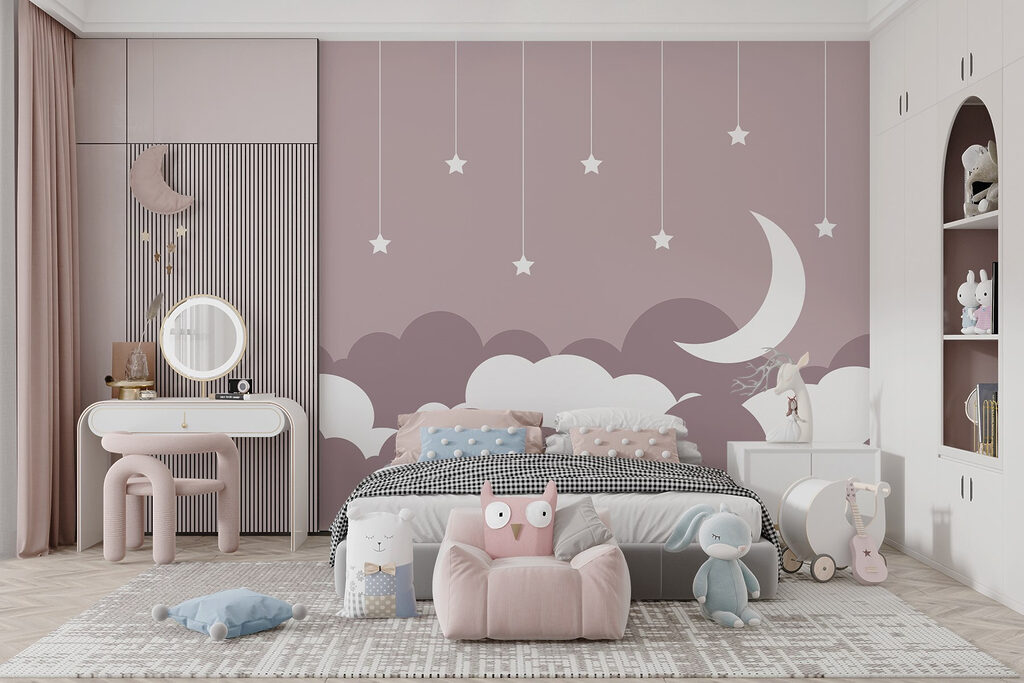 Luna tra stelle sospese — ambiente 2