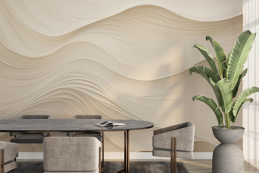 Onde in strati crema — ambiente 2
