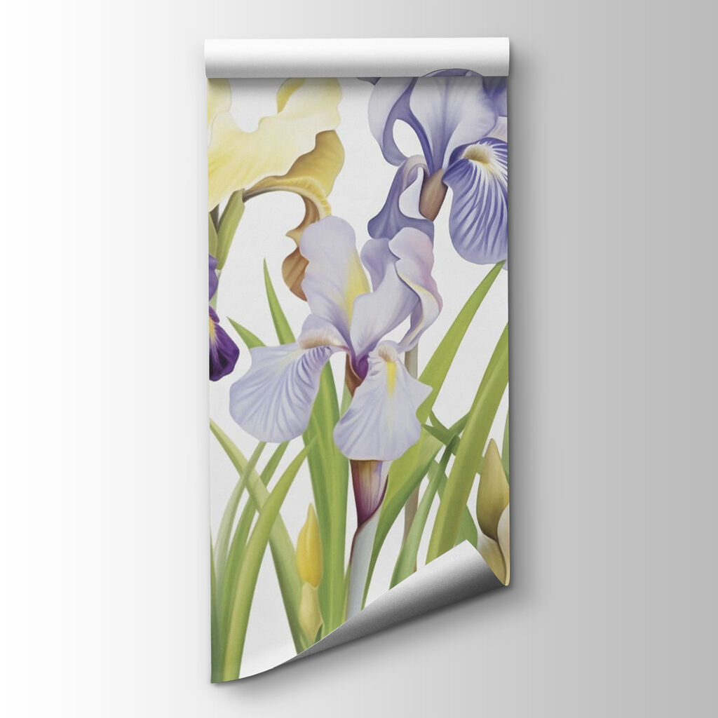 Iris viola e gialle — vista del prodotto