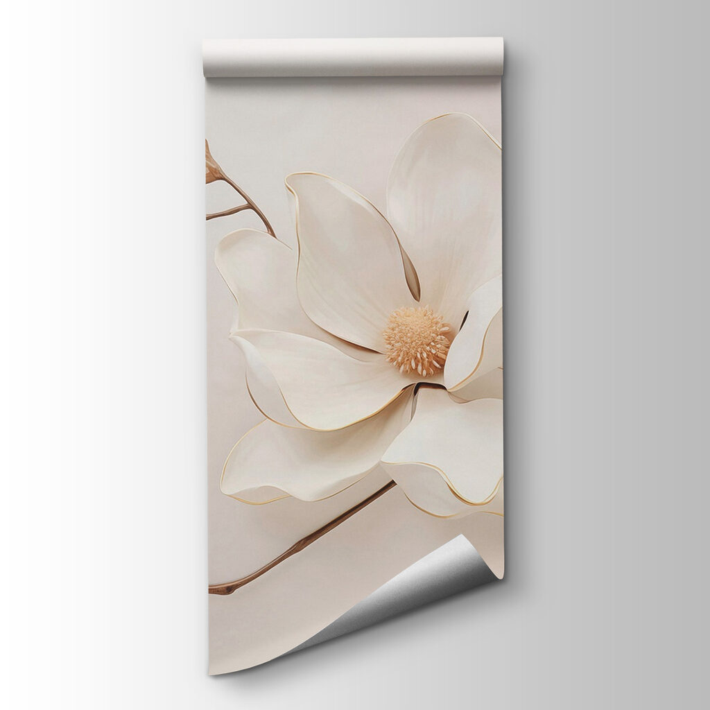 Magnolia bianca su rami — vista del prodotto