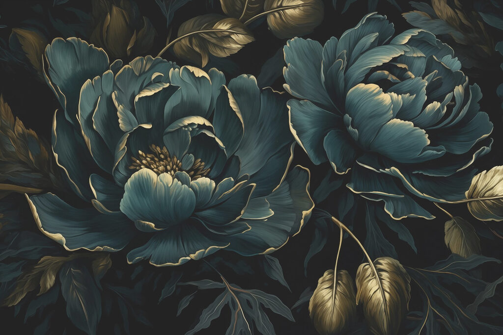 Fiore dopo il tramonto — design completo