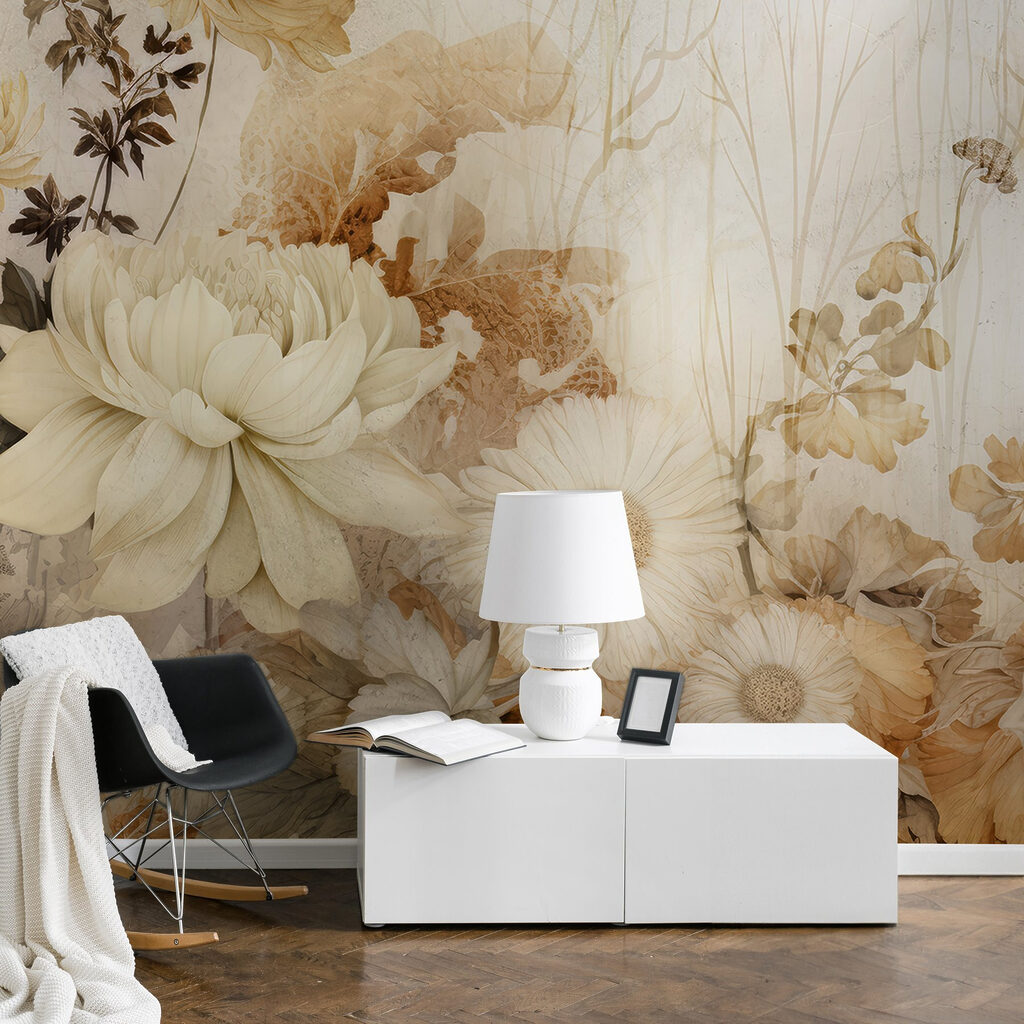 Fiori in strati dipinti — ambiente 2