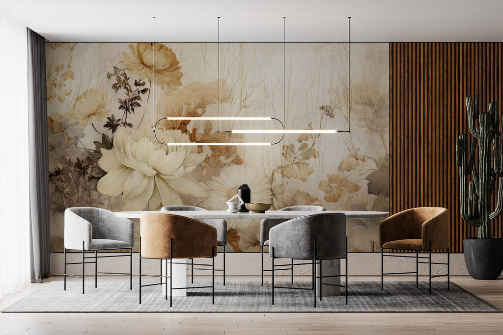 Fiori in strati dipinti — ambiente 3