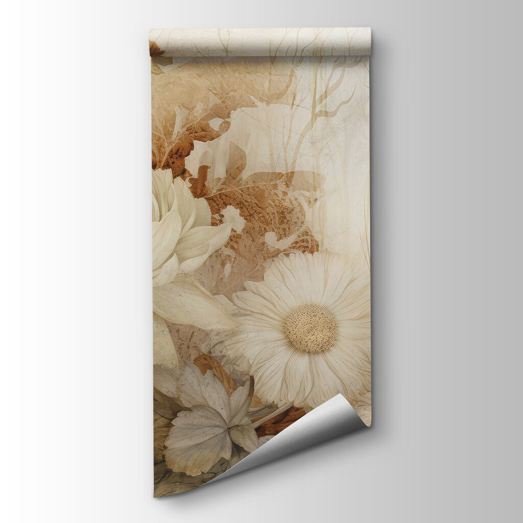 Fiori in strati dipinti — vista del prodotto