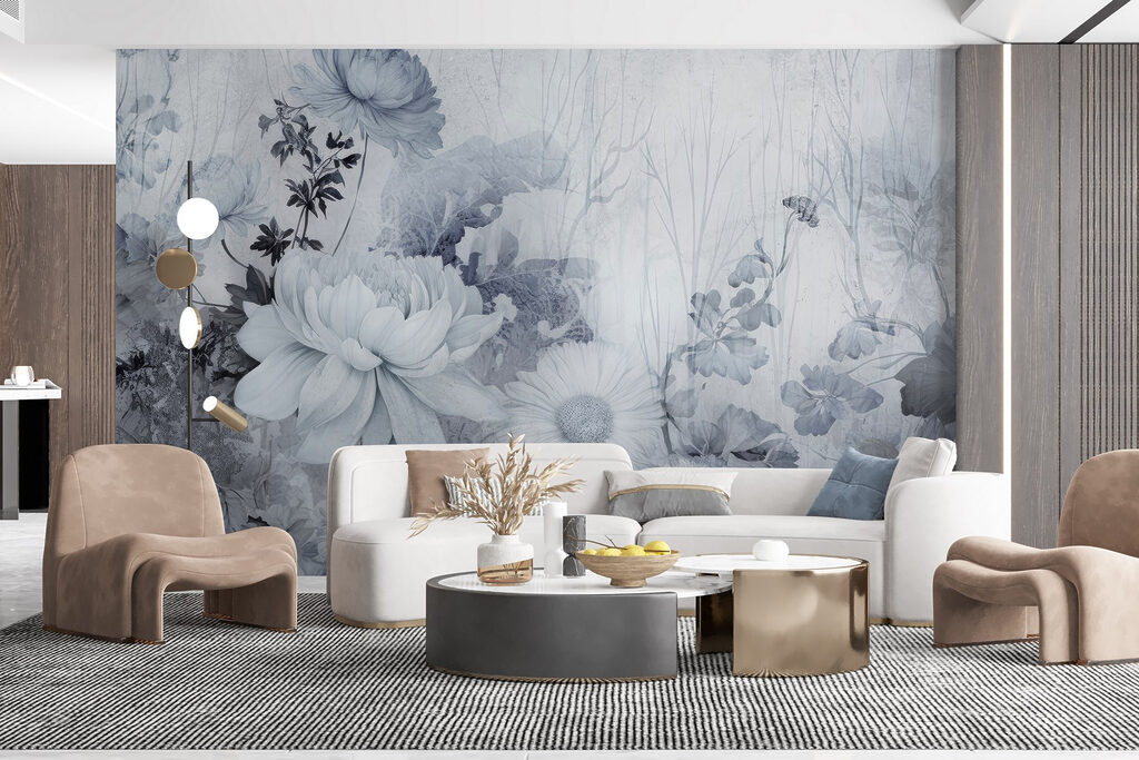 Fiori in strati dipinti — ambiente 1