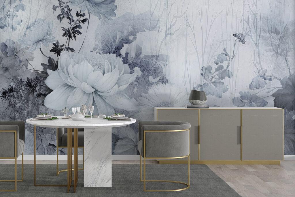 Fiori in strati dipinti — ambiente 2