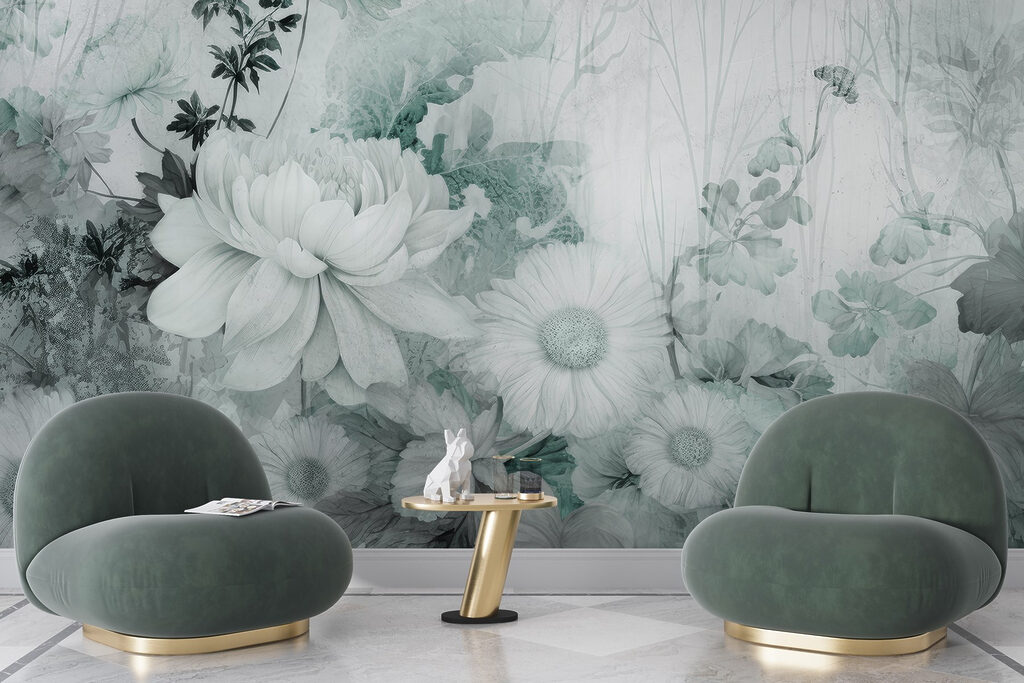 Fiori in strati dipinti — ambiente 1
