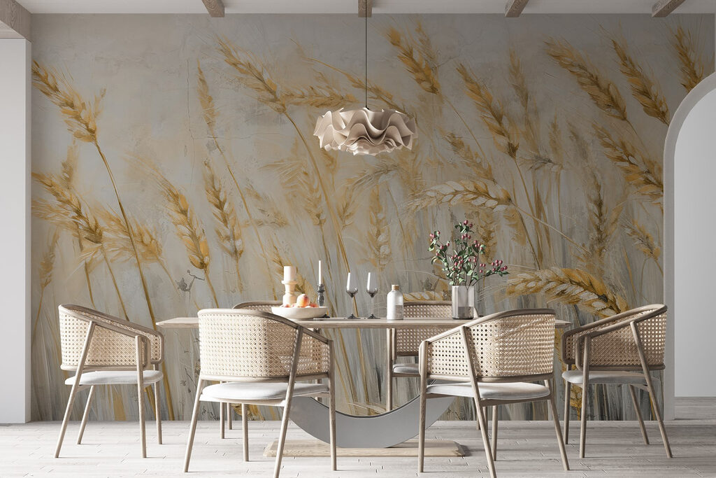 Spighe in lunghe pennellate — ambiente 3