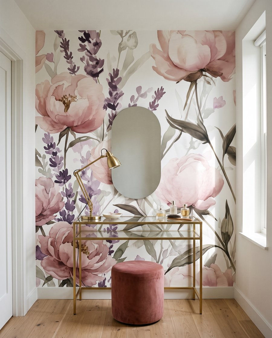 Farfalle tra fiori rigogliosi — ambiente 2
