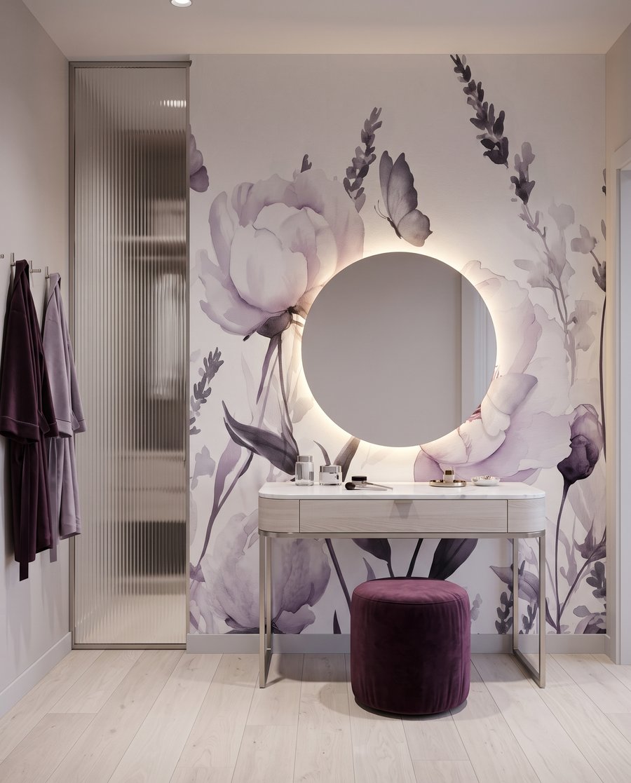 Farfalle tra fiori rigogliosi — ambiente 4