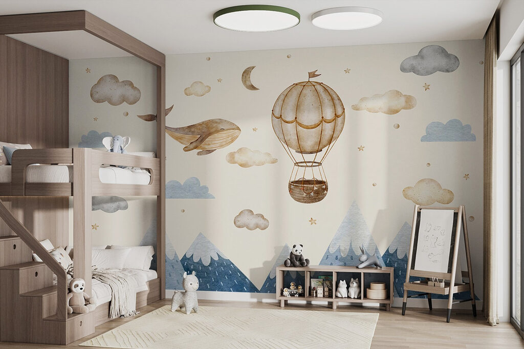 Balena e mongolfiera — ambiente 3