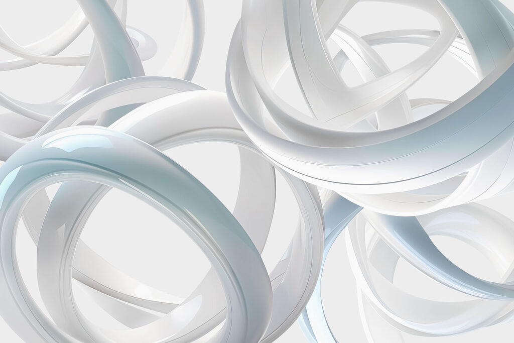 Anelli che si incrociano — design completo