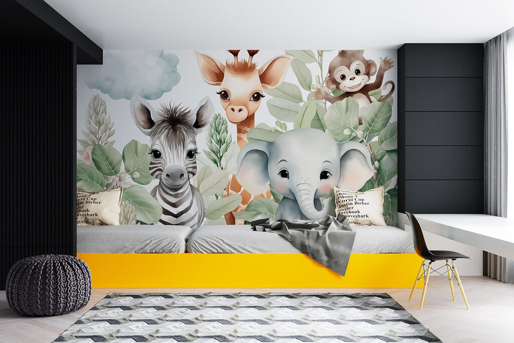 Zebra e scimmietta — ambiente 2