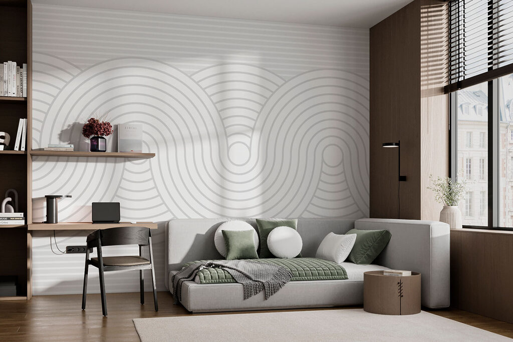 Linee ondulate regolari in un ambiente