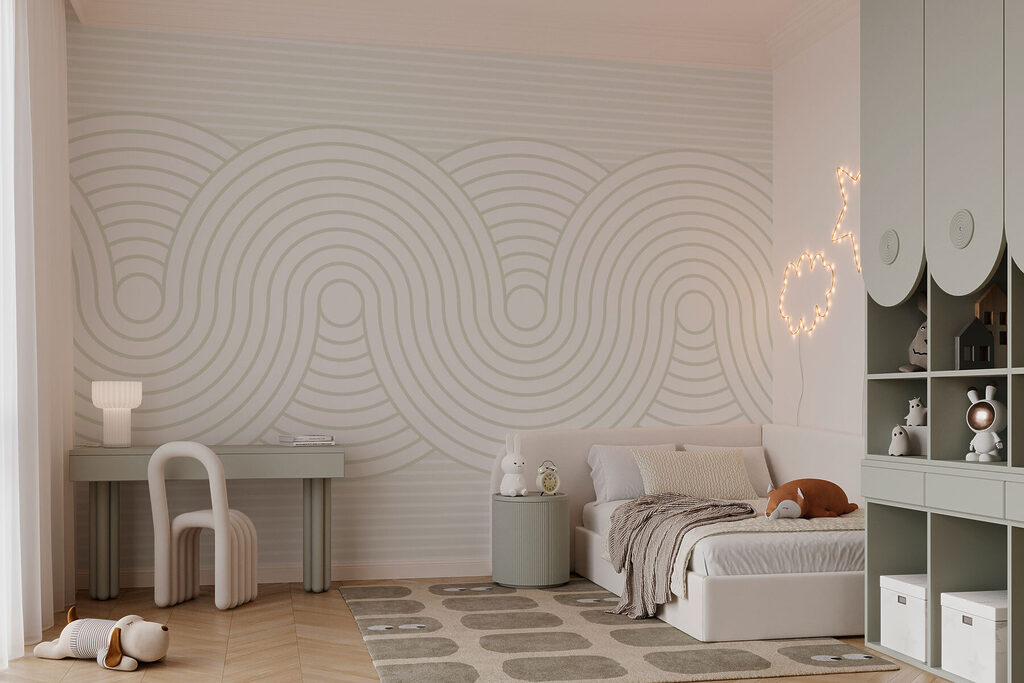 Linee ondulate regolari — ambiente 3