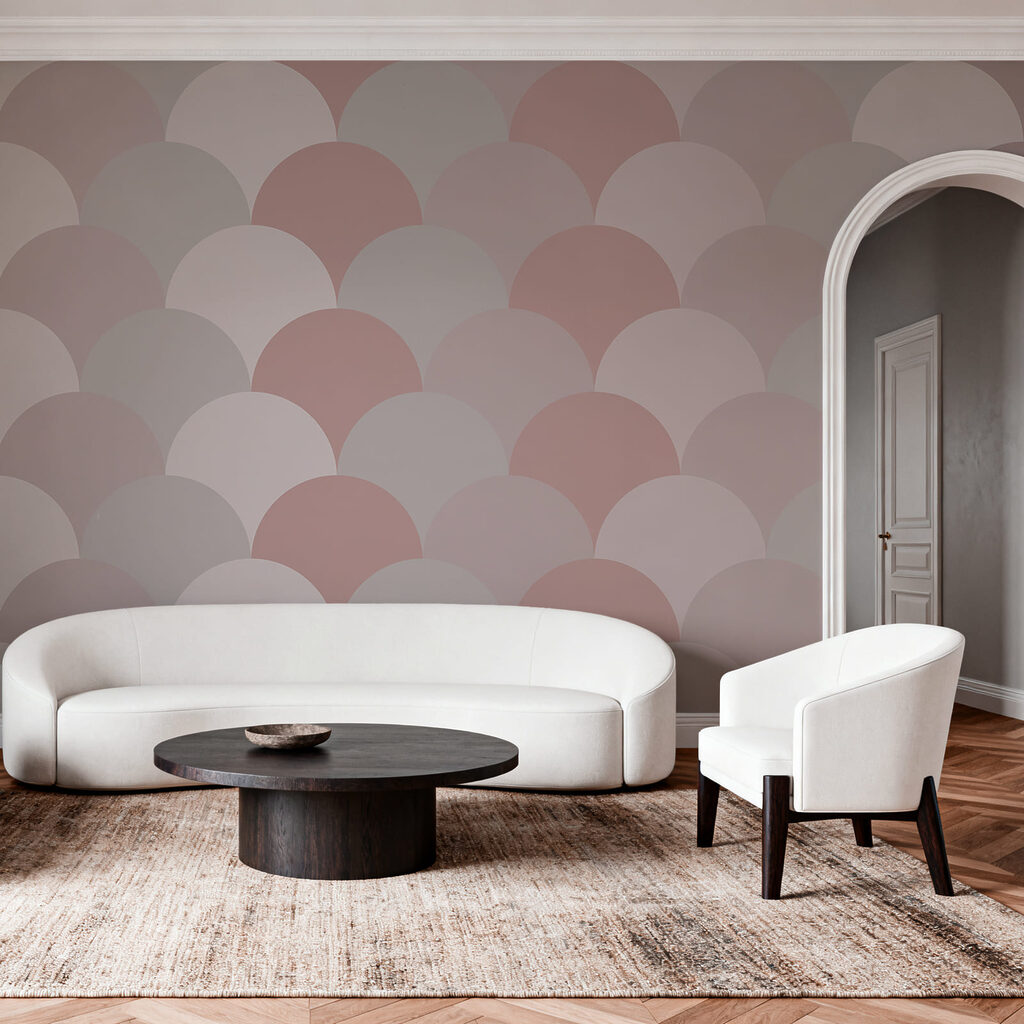 Scaglie rosa sovrapposte — ambiente 2