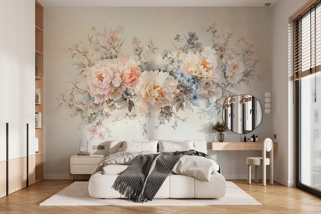 Bouquet in tenui colori — ambiente 1