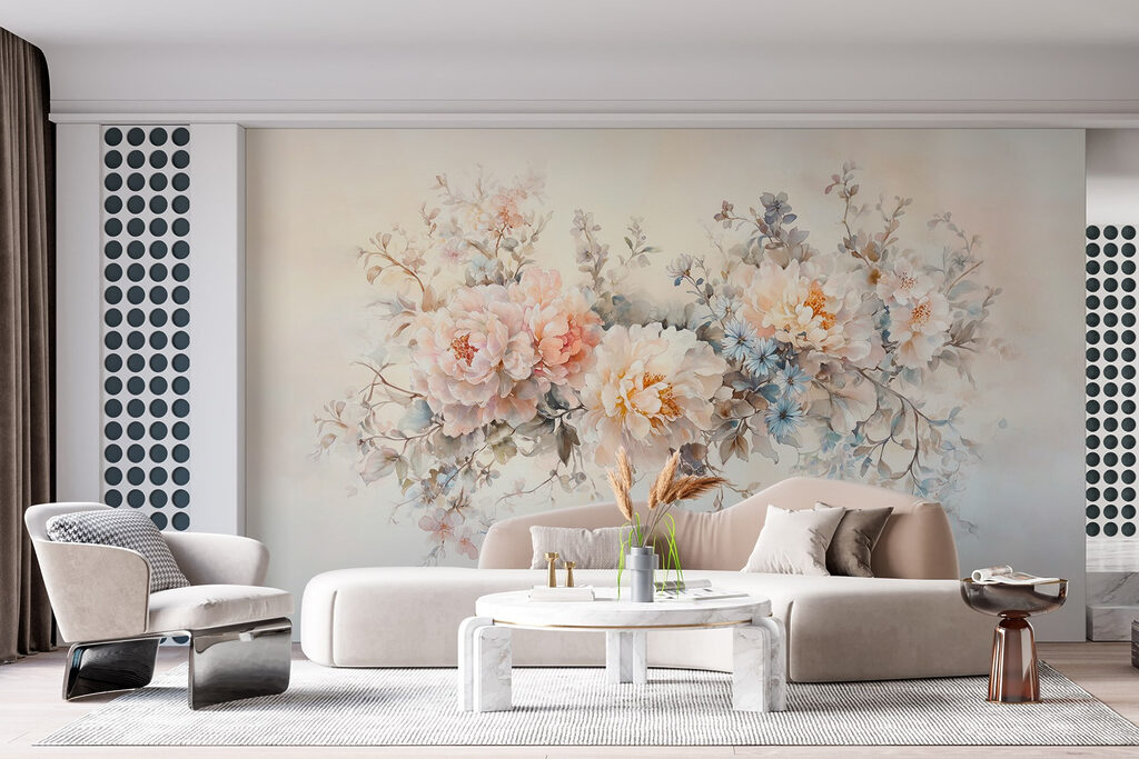 Bouquet in tenui colori — ambiente 3
