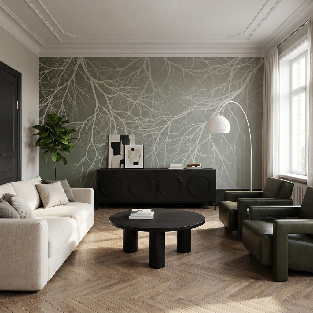 Rami bianchi a rete — ambiente 1