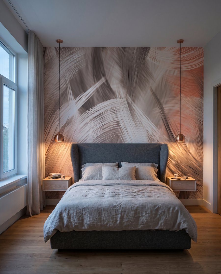 Pennellate ampie e curve — ambiente 2