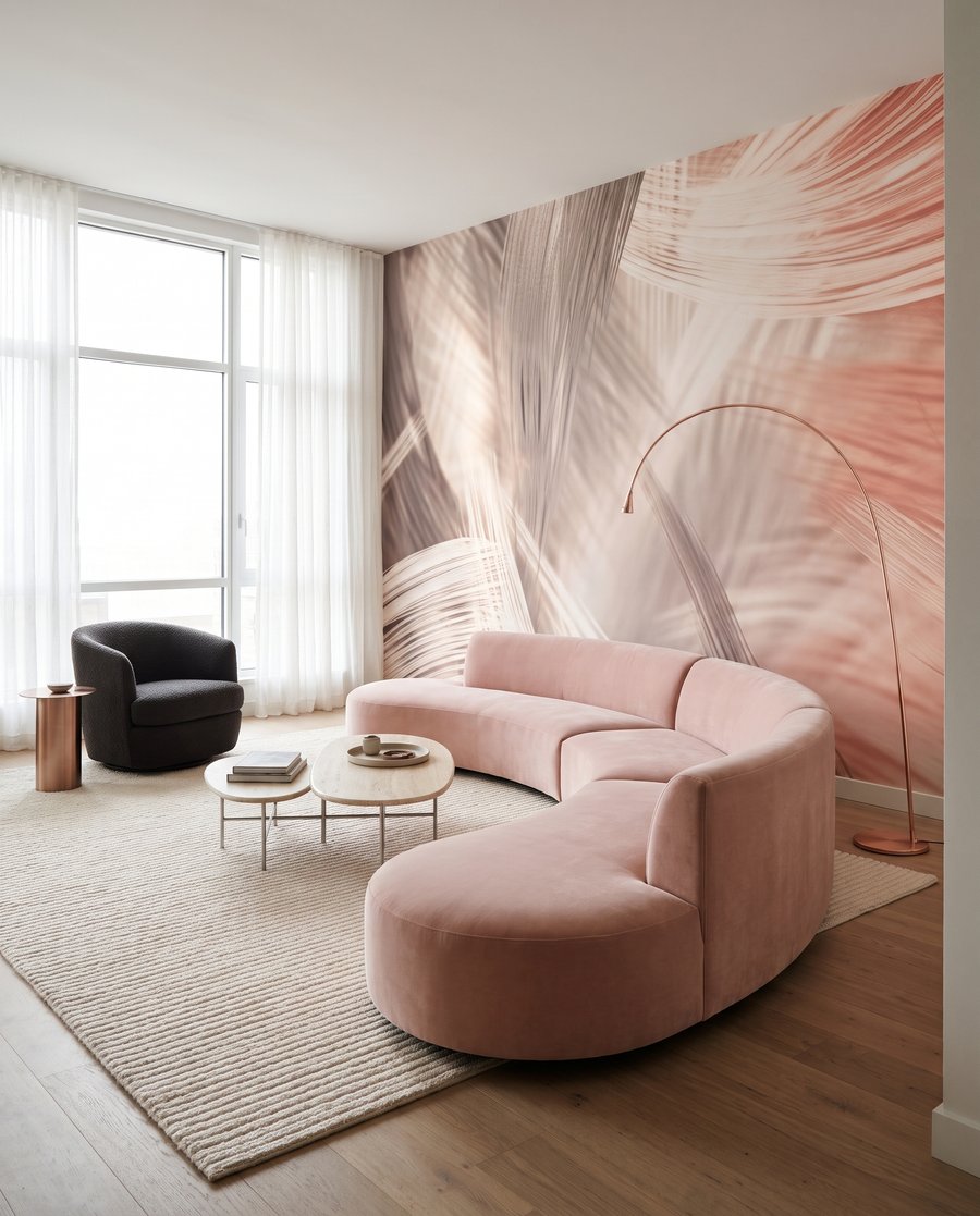 Pennellate ampie e curve — ambiente 4