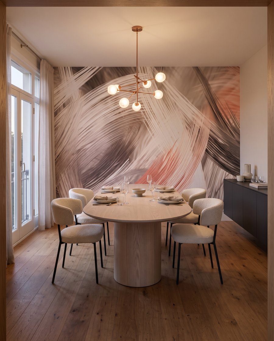 Pennellate ampie e curve — ambiente 6