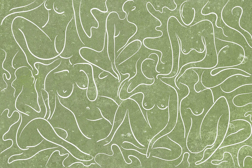 Donne in linee bianche — design completo